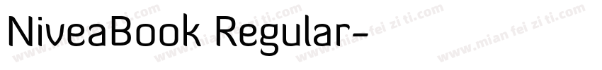 NiveaBook Regular字体转换